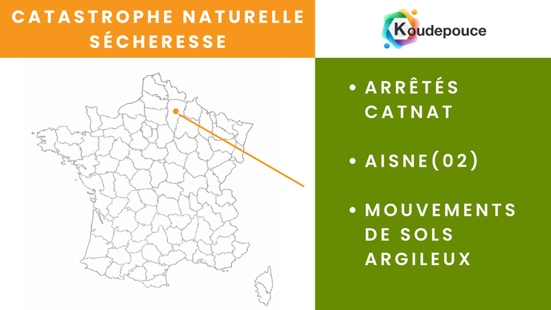 Catastrophe naturelle sécheresse dans l'Aisne
